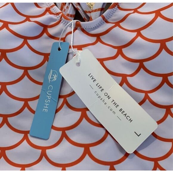 NWT CUPSHE One Piece Swimsuit Size L - Picture 6 of 6